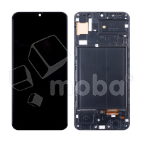 Дисплей для Samsung Galaxy A50 (A505F) модуль с рамкой Черный - (OLED)