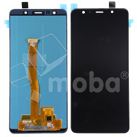 Дисплей для Samsung Galaxy A7 2018 (A750F) в сборе с тачскрином Черный - (OLED)