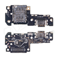 Шлейф для Xiaomi Poco X5 Pro 5G (22101320G) плата системный разъем/разъем SIM/микрофон
