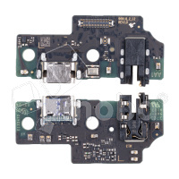 Шлейф для Samsung Galaxy A05 (A055F) плата системный разъем/разъем гарнитуры/микрофон - Премиум