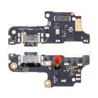 Шлейф для Xiaomi Redmi 13C 4G/Poco C65 (23100RN82L/23108RN04Y/2310FPCA4G) плата на системный разъем/микрофон - Премиум