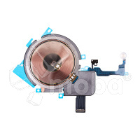 Шлейф для iPhone 15 Pro Max (A3106) на беспроводную зарядку/вспышку/микрофон