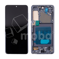 Дисплей для Samsung Galaxy S21 (G991B) модуль с рамкой Серый - (In-Cell)