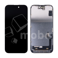 Дисплей для iPhone 15 (A3090) в сборе с тачскрином Черный - OR100 (Снятый, без ремонта)