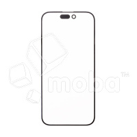 Стекло для переклейки iPhone 15 Plus в сборе с OCA пленкой Черный - OR (Feaglet)