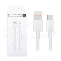 Кабель USB - Type-C для Huawei (6A, 66W, чип SuperCharger) Белый - OR