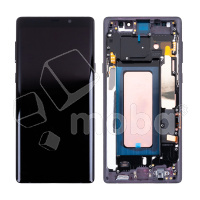 Дисплей для Samsung Galaxy Note 9 (N960F) модуль с рамкой Черный - (OLED) (Full Size)