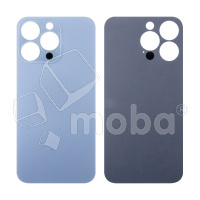 Задняя крышка для iPhone 13 Pro (A2640) Голубой (стекло, узкий вырез под камеру, логотип)