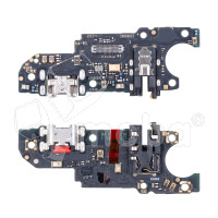 Шлейф для Huawei Honor X5 (VNA-LX2) плата на системный разъем/разъем гарнитуры/микрофон - Премиум