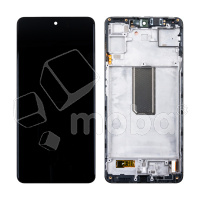 Дисплей для Samsung Galaxy M54 5G (M546B) модуль с рамкой Черный - OR (SP)