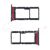 Держатель SIM для Huawei Honor X6c (NIC-LX1/NIC-LX2/NIC-LX3) Черный
