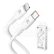 Кабель Type-C - Lightning BC X81 Soft (PD) Белый