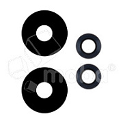 Стекло камеры для Infinix Note 30 4G (X6833B/X6716B) (комплект 4 шт.) Черный