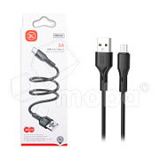 Кабель USB - Type-C XO NB230 (2.4A) Черный
