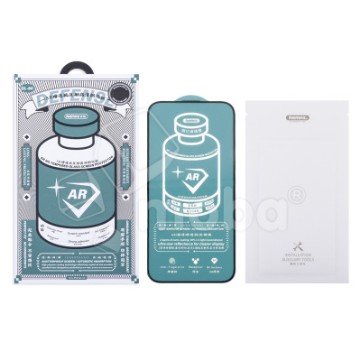 Защитное стекло "Антибликовое" Remax Medicine Glass GL-86 для iPhone 16 Pro Max Черный