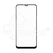 Стекло для переклейки Tecno Spark 8C (KG5n) с OCA пленкой Черный - OR (Mitsubishi)