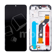 Дисплей для Infinix Hot 20i (X665E) модуль с рамкой Черный - OR