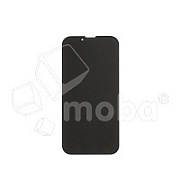 Защитное стекло "Антишпион" для iPhone 13/13 Pro/14/16e/17e Черный (Закалённое, полное покрытие)