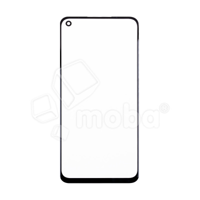 Стекло для переклейки Realme 6 (RMX2001) в сборе с OCA пленкой Черный - OR (Mitsubishi)