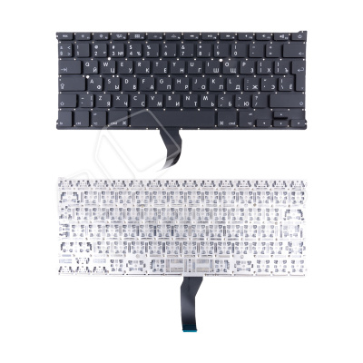 Клавиатура для ноутбука MacBook Air 13" A1369 (2010, Г-образный Enter RU) Черный