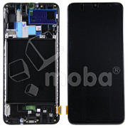 Дисплей для Samsung Galaxy A70 (A705F) модуль с рамкой Черный - OR (SP)