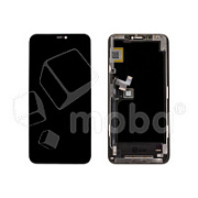 Дисплей для iPhone 11 Pro Max (A2218) в сборе с тачскрином Черный - (Soft OLED, Full HD) (площадка под IC)