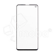 Стекло для переклейки Samsung Galaxy S10 (G973F) в сборе с OCA пленкой Черный - (Feaglet)