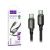 Кабель Type-C - Type-C Hoco X127 (3A, 60W, PD, оплетка нейлон) Черный