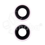 Стекло камеры для iPhone 15/15 Plus (комплект 2 шт.) Розовый