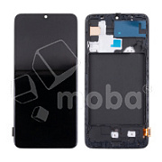 Дисплей для Samsung Galaxy A70 (A705F) модуль с рамкой Черный - (In-Cell)