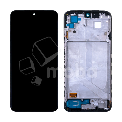 Дисплей для Xiaomi Redmi Note 10/10S/Poco M5s (M2101K7AG/M2101K7BNY/M2102K7AG/2207117BPG) модуль с рамкой Черный - OR (SP)