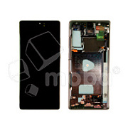 Дисплей для Samsung Galaxy Note 20 (N980F) модуль с рамкой Черный - OR (SP)