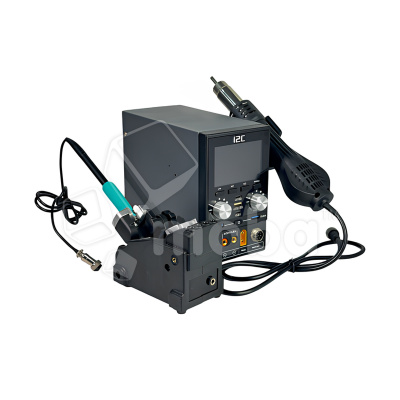 Паяльная станция i2C P30 (фен+паяльник) (150W, Фен - 100-500°C, Паяльник - 100-500°C, LCD)