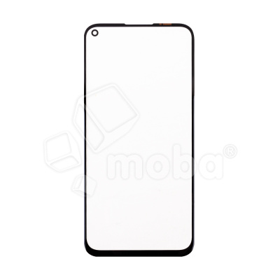 Стекло для переклейки Huawei P40 Lite/Nova 6 SE (JNY-LX1) в сборе с OCA пленкой Черный - OR (Mitsubishi)