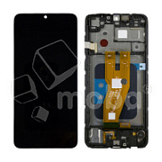 Дисплей для Samsung Galaxy A05 (A055F) модуль c рамкой Черный - OR Ref. (SP)