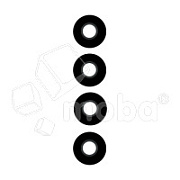 Стекло камеры для Huawei Honor X8b (LLY-LX1) (комплект 4 шт.) Черный