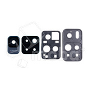 Стекло камеры для Xiaomi Redmi Note 11 Pro+ 5G (21091116UG) в сборе с рамкой Черный