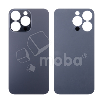 Задняя крышка для iPhone 13 Pro (A2640) Серый (стекло, широкий вырез под камеру, логотип)