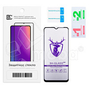 Защитное стекло "Премиум" для Realme C30/C30s/Narzo 50i Prime Черный