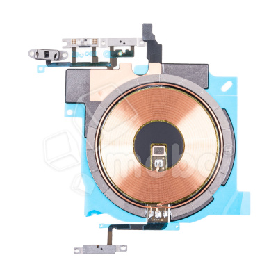 Шлейф для iPhone 13 Pro (A2640) на беспроводную зарядку/кнопку включения/кнопки громкости - Премиум