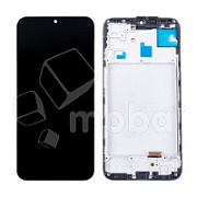 Дисплей для Samsung Galaxy A15 4G/5G (A155F/A156B) модуль с рамкой Черный - (OLED) (Full Size)