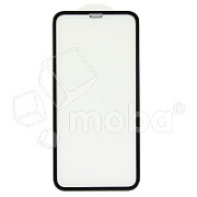 Защитное стекло "Премиум" для iPhone Xr/11 Черный (Закалённое+, полное покрытие)