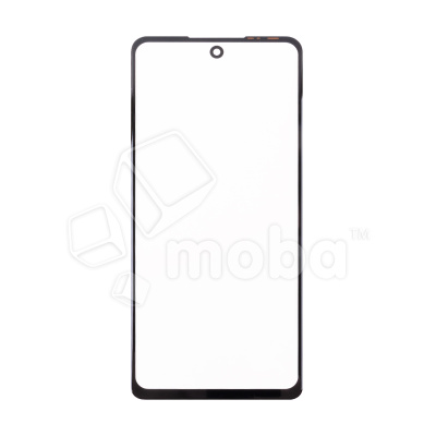 Стекло для переклейки Tecno Spark 10 Pro (KI7) в сборе с OCA пленкой Черный - OR (Mitsubishi)