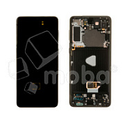 Дисплей для Samsung Galaxy S21+ (G996B) модуль с рамкой Черный - OR (SP)