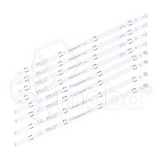 Светодиодная подсветка для телевизоров LG 49" 49UJ630V/49SJ810V/49UJ634V/49UJ651V (комплект 8 шт.)