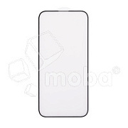 Защитное стекло "Матовое" для iPhone 14 Pro Max Черный (Закалённое, полное покрытие)