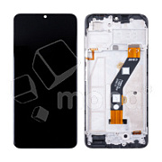 Дисплей для Tecno Spark 10C (KI5m) модуль с рамкой Черный - OR