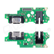 Шлейф для Infinix Hot 40/40 Pro (X6836/X6837) плата на системный разъем/разъем гарнитуры/микрофон - Премиум