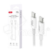 Кабель Type-C - Type-C XO NB-Q298 (240W) Белый