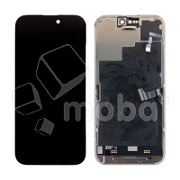 Дисплей для iPhone 15 Pro (A3102) в сборе с тачскрином Черный - OR (SP) (с верификацией “Новая запчасть”)